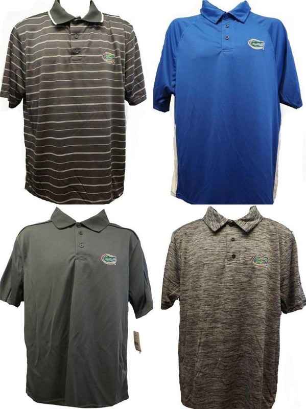 New Florida Gators Mens Sizes M-L-XL-2XL Polyester Polo Shirt $45-50