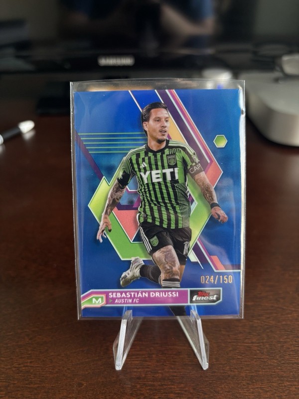 2023 Finest MLS Prized Footballers Fusion Yellow & Red Sebastian Driussi + Other gallery