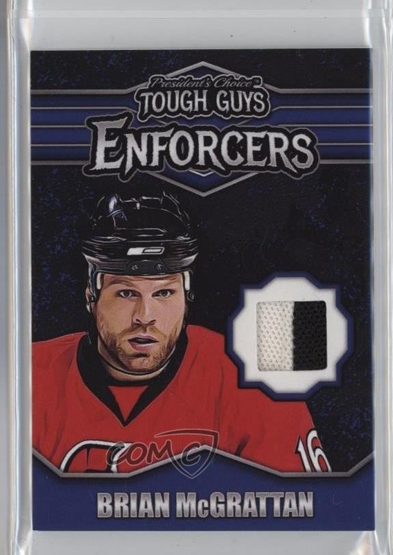 2024 President’s Choice Tough Guys Enforcers Blue /20 Brian McGrattan #E-65 11jd