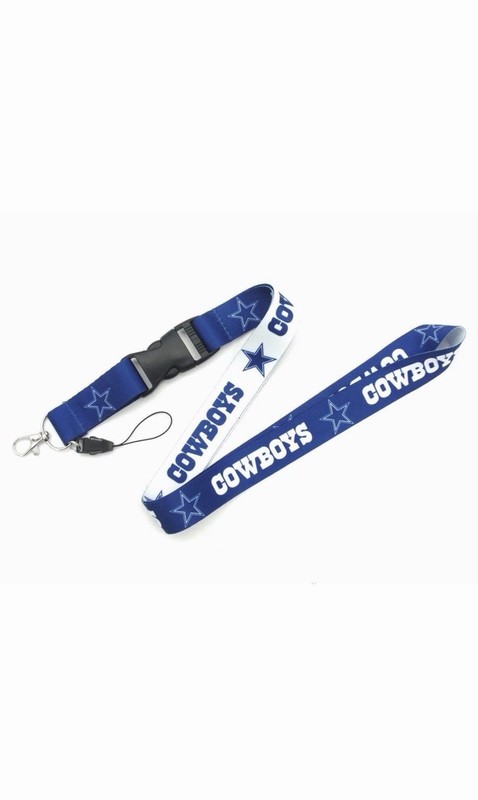 Dallas Cowboys NFL Football LANYARD DETACHABLE BUCKLE KEY CHAIN US SHIP in 1 day
