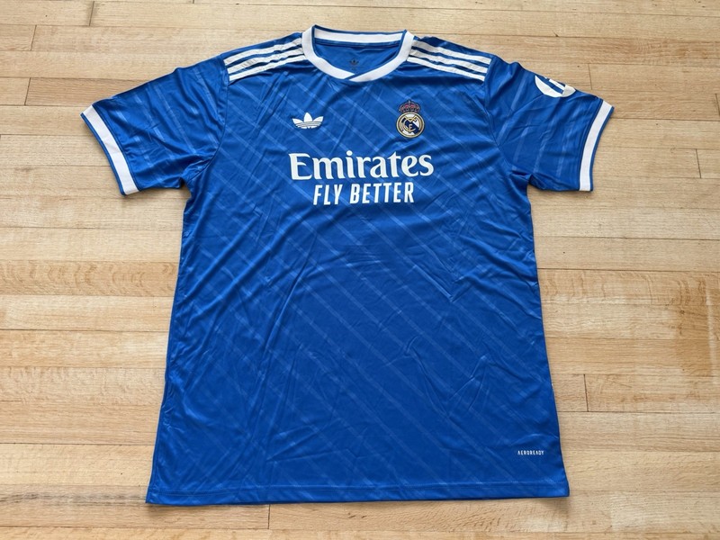 Real Madrid 25/26 Player Replica Jersey Mbappe #10 Adidas Mens 4XL Slim Fit