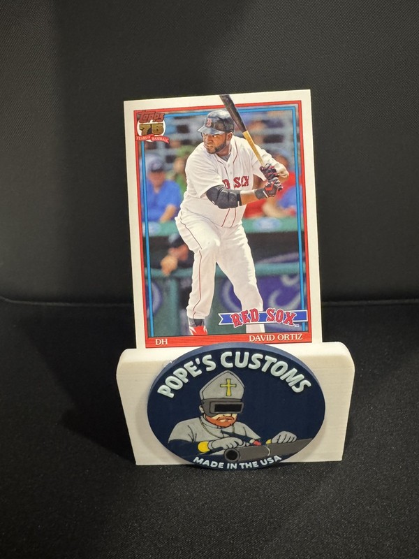 2026 Topps Baseball Series 1 75th Anniversary # T91-15 David Ortiz