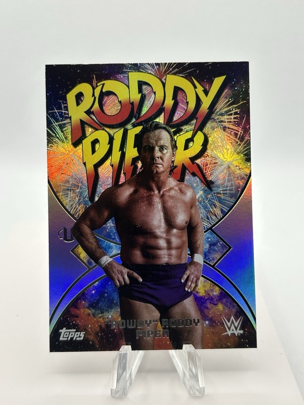 ROWDY RODDY PIPER – SP RAINBOW HOLO NAMESAKES #NMS-21 – 2025 Topps WWE Universe
