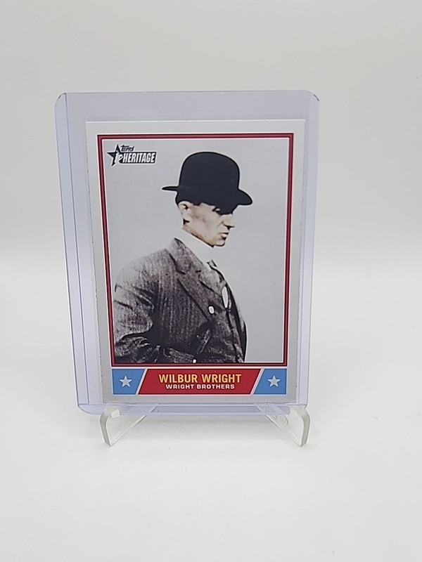 2025 Topps Heritage Notable Americans #NS-27 WILBUR WRIGHT – Insert