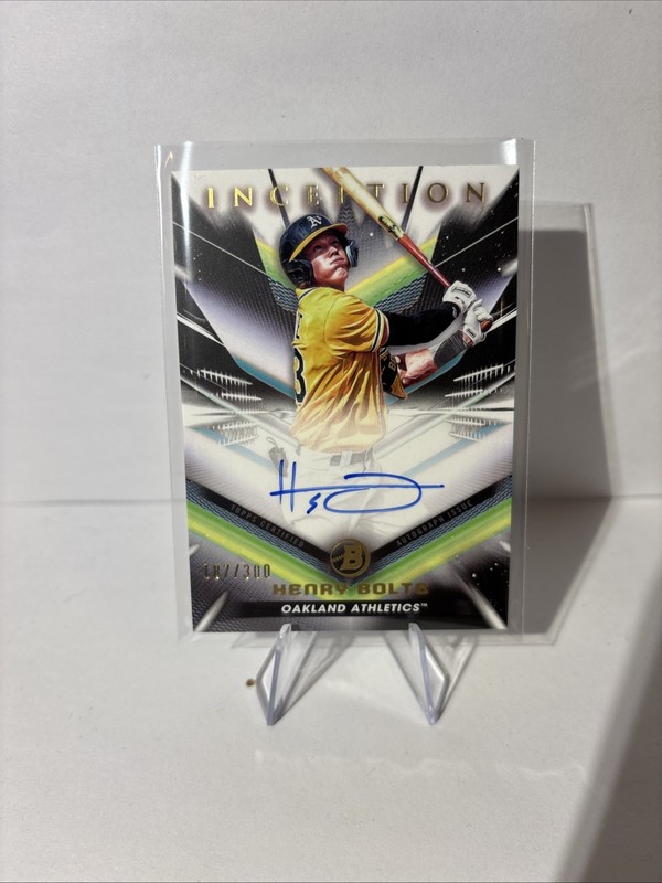 2023 Bowman Inception – Autographs Henry Bolte #BPA-HB /300 (AU, RC)