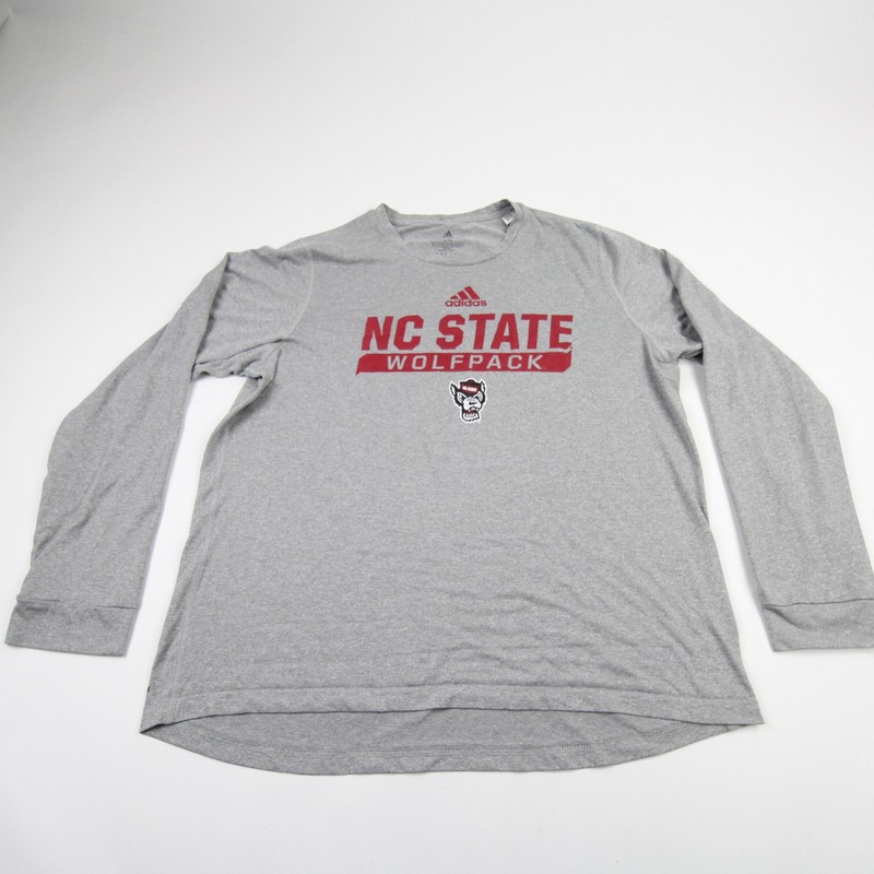 NC State Wolfpack adidas Long Sleeve Shirt Men’s Gray Used L