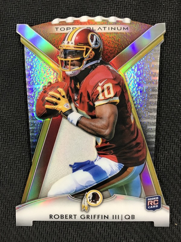 2012 Topps Platinum #PDC-RG Robert Griffin III Rookie Die Cut Washington