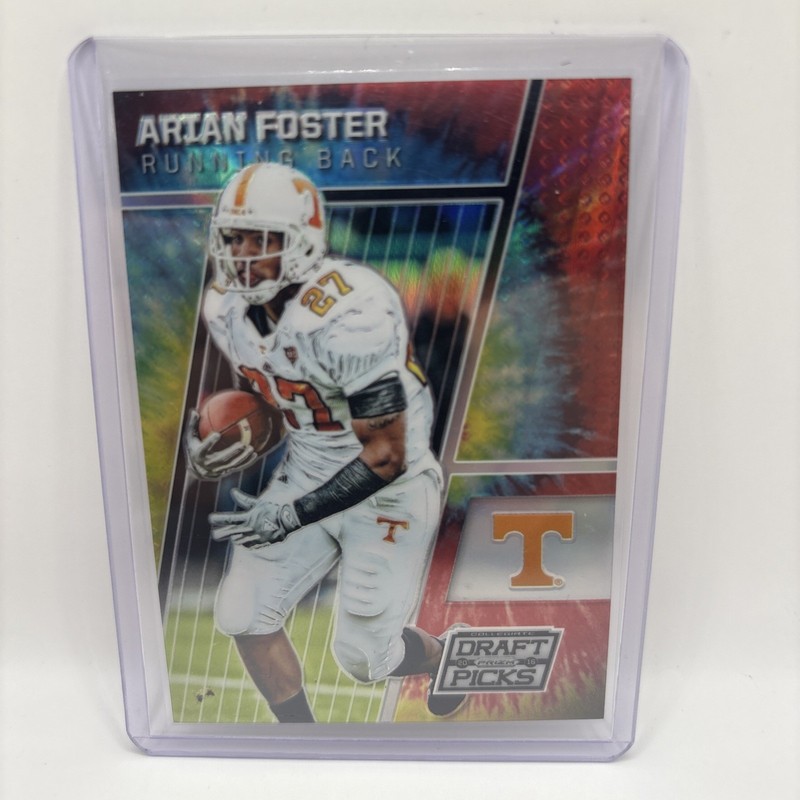 2016 Prizm Draft Football Arian Foster Tennessee Volunteers Tie-Dye Prizm #d 49