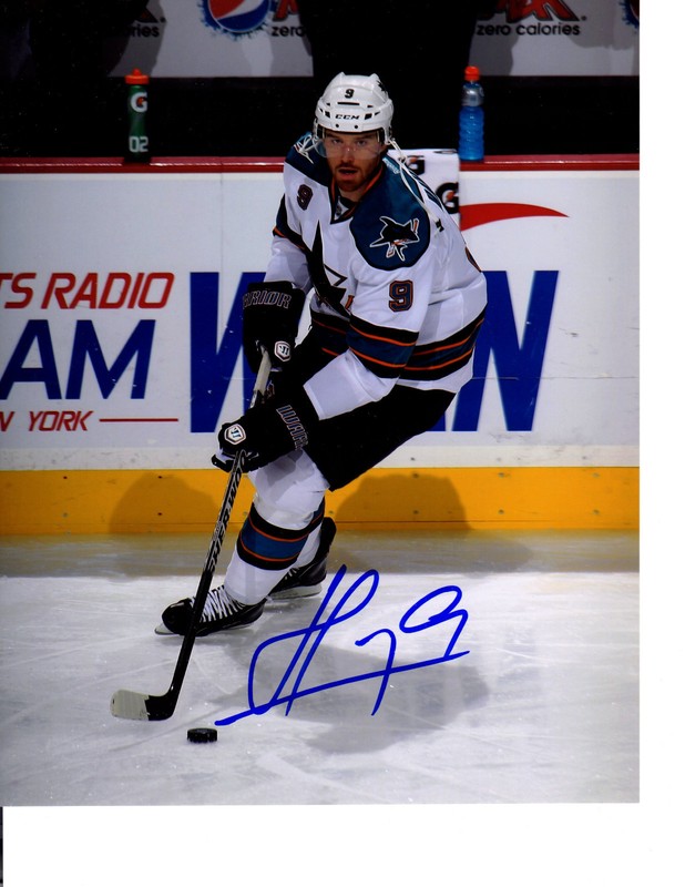 MARTIN HAVLAT Signed SAN JOSE SHARKS 8 x 10 PHOTO AUTO AUTOGRAPH