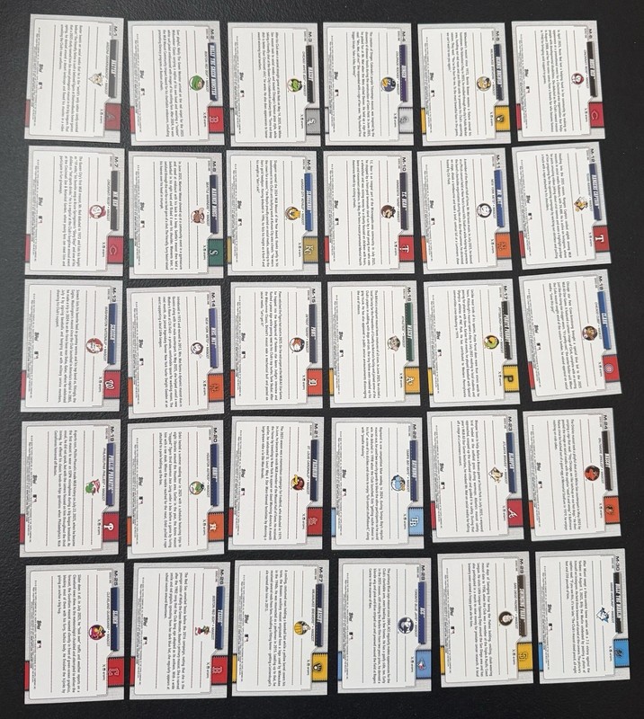 2026 Topps Series 1 Celebration Mascots COMPLETE 30 Card Insert Set gallery