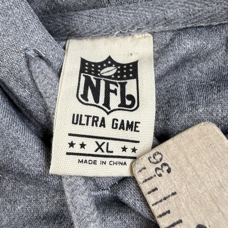 Houston Oilers Hoodie Sweatshirt Mens XL Gray NFL Football Tennessee Titans New gallery