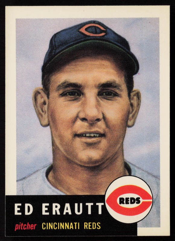 1991 Topps Archives 1953 #226 Ed Erautt Cincinnati Reds
