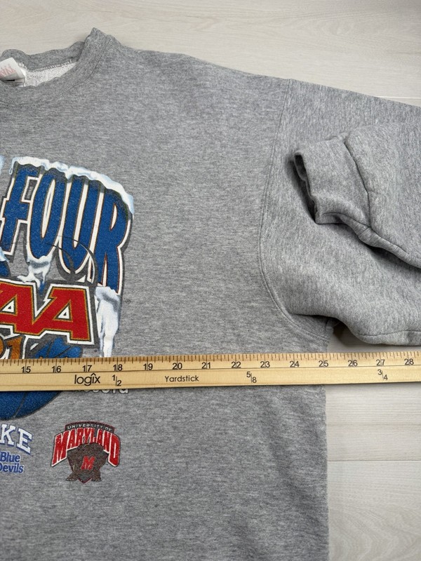 Vtg NCAA Final Four Crewneck Sweatshirt March Madness Twin Cities 2001 Y2K 2XL gallery