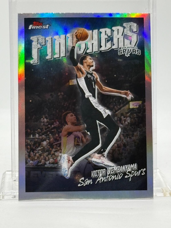 2025-26 Topps Finest – Finishers Victor Wembanyama #FI-1 Refractor