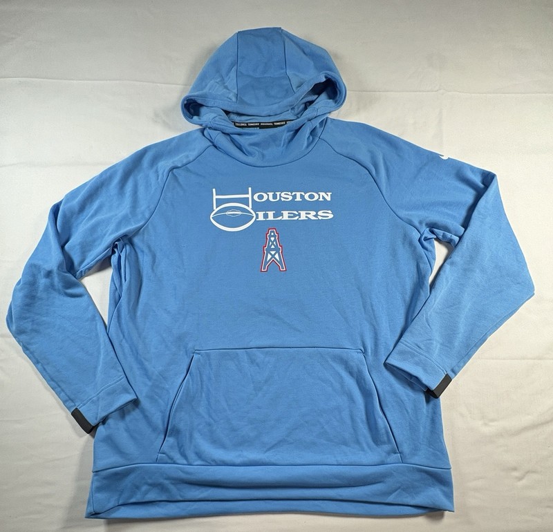 Nike Hoodie Men’s 3XL Blue Houston Oilers Sweatshirt Retro Tennessee Titans