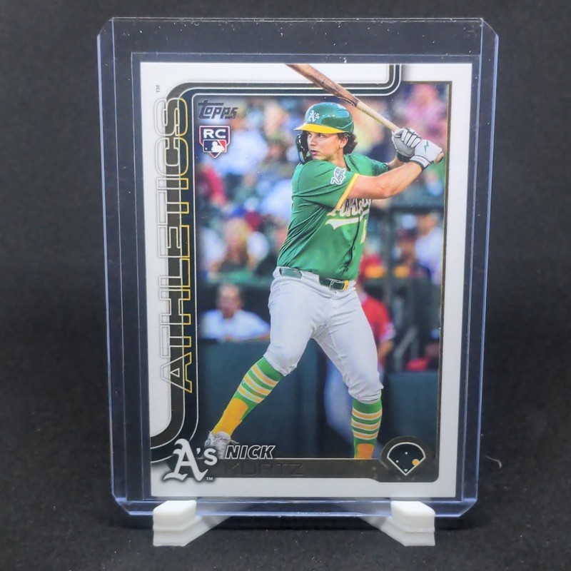 2025 Topps Update Series – Nick Kurtz #US201 (RC) – Base Rookies Athletics