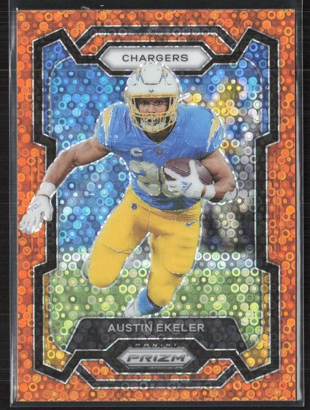 2023 Panini Prizm #153 Austin Ekeler Disco Los Angeles Chargers (E)