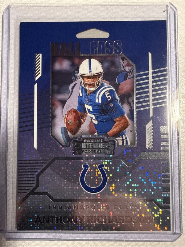 2024 Panini Contenders Hall Pass Silver #5 Anthony Richardson Colts