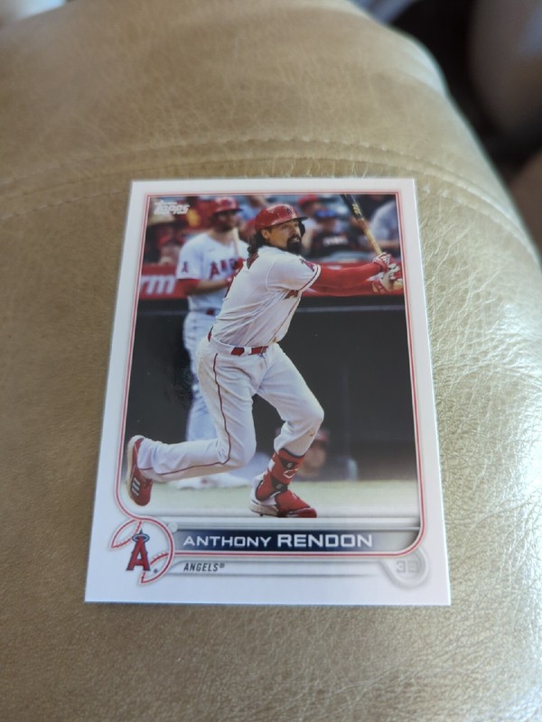 2022 Topps Anthony Rendon #620 Los Angeles Angels