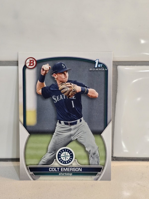 2023 Bowman Draft Colt Emerson #BD-42 1st Bowman Paper Prospect Seattle Mariners