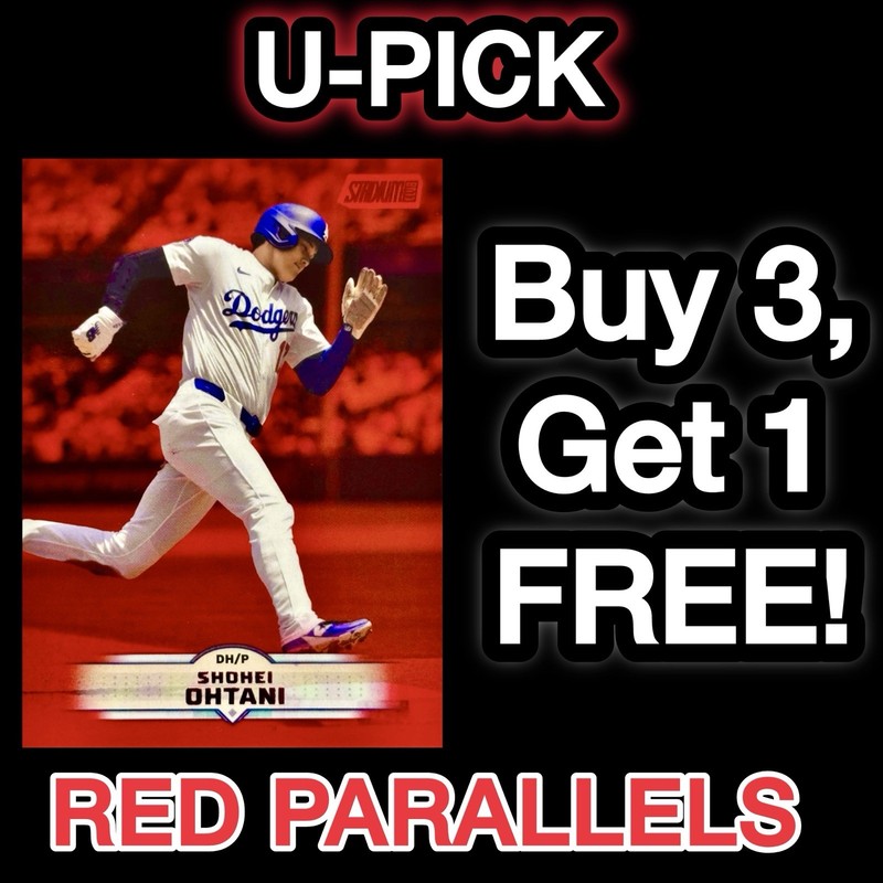 You Pick 2025 Topps Stadium Club Hobby RED Parallels! Complete Your Set U-PICK!