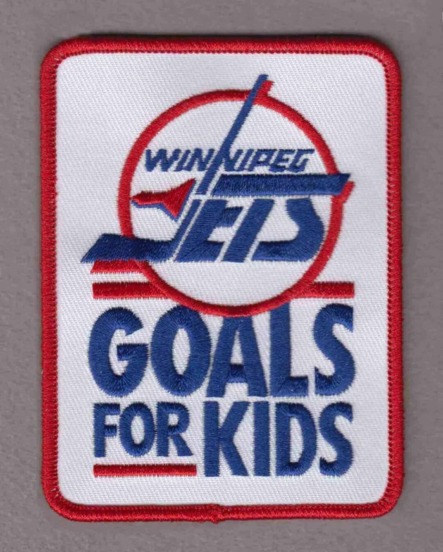 NHL Winnipeg Jets Goal For Kids And Cherished Memories Patch