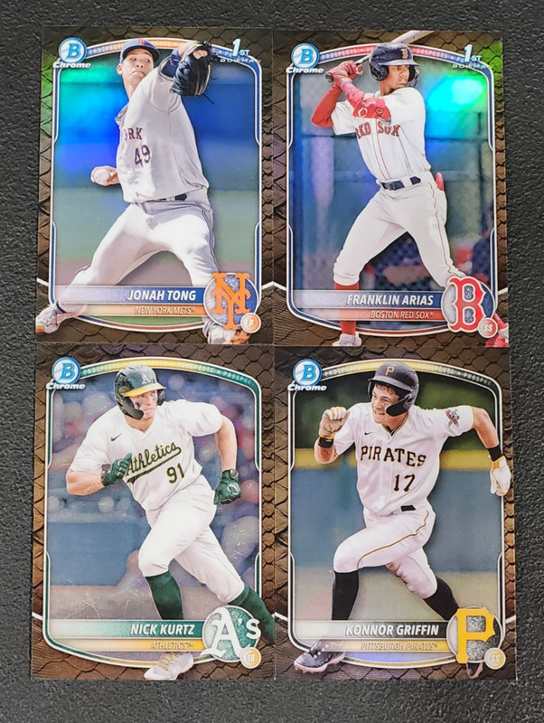 2025 Bowman Chrome REPTILLIAN REFRACTORS You Pick – 2 Card Minimum