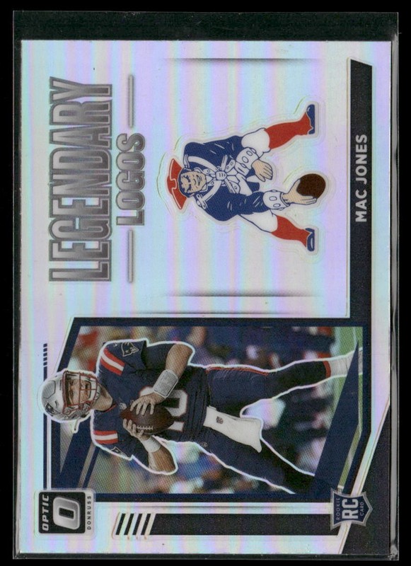 Mac Jones 2021 Donruss Optic #LL-14 Legendary Logos New England Patriots