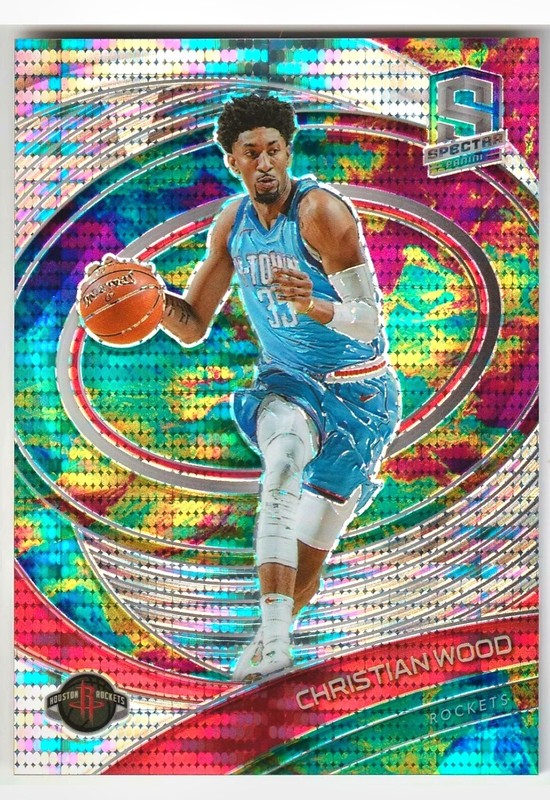 2020 Panini Spectra – Christian Wood Prizm Celestial /99 #38 Rockets