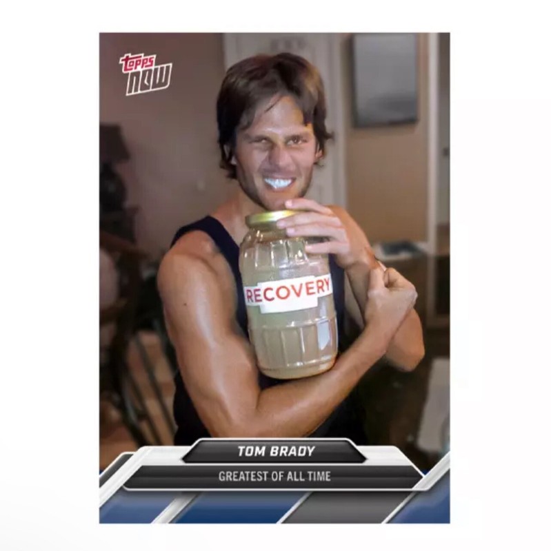 2024 Topps Now Tom Brady Card TB1 Goat