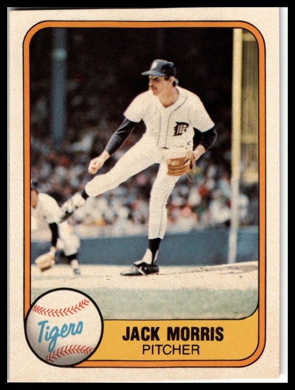 1981 Fleer #475 Jack Morris