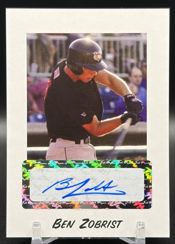 2004 Just Minors Just Rookies – Ben Zobrist #90 Autographs (AU, RC) WS MVP