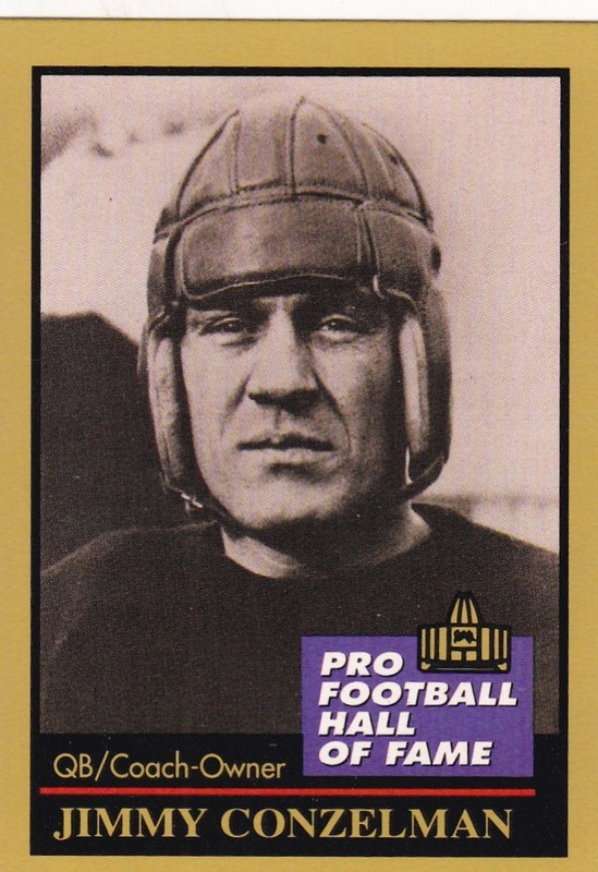 Jimmy Conzelman Decatur Staleys HOF Enor 30 Football Card 1991