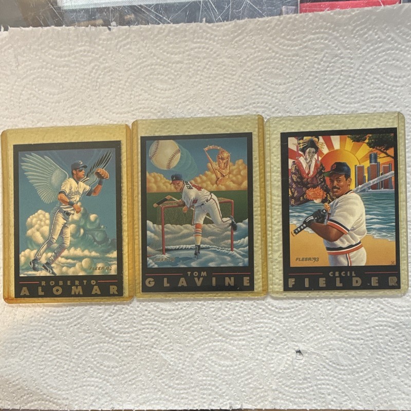 Fleer 1993 Insert Second to None/Just Say Wins/No Respect Complete Set of 3