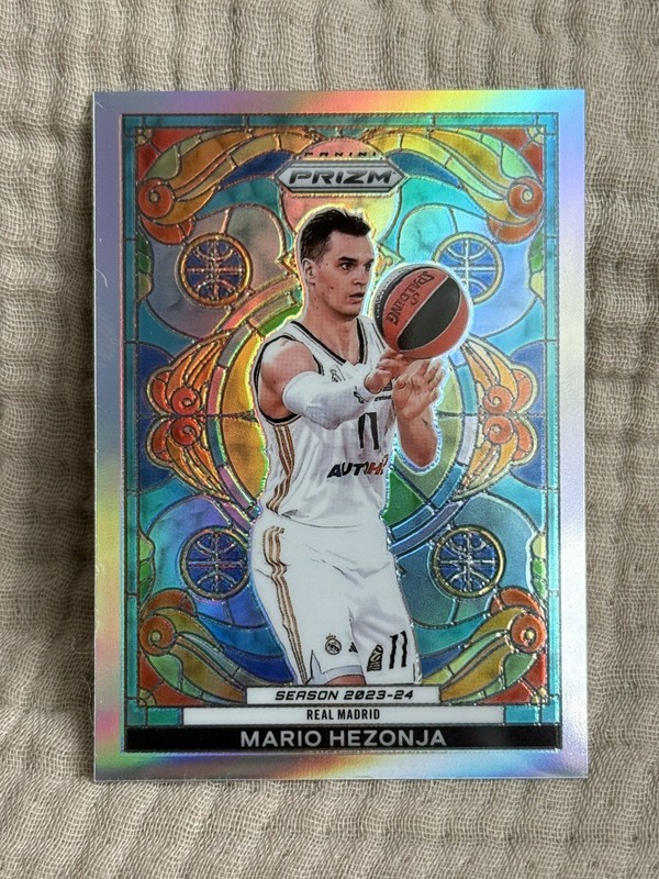 Mario Hezonja Stained Glass 2024 Panini Prizm Euroleague Basketball SSP Clean
