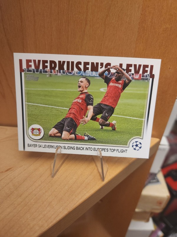 2024-25 Topps UEFA Club Competitions Leverkusen’s Level #186
