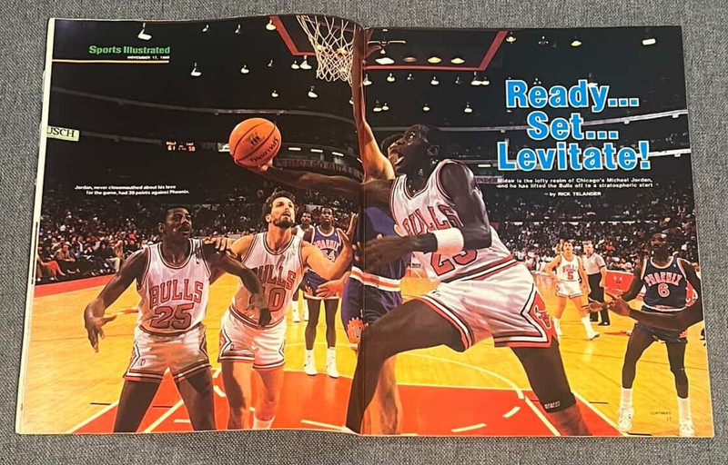 1986 Sports Illustrated magazine basketball Michael Jordan Chicago Bulls VGLR gallery