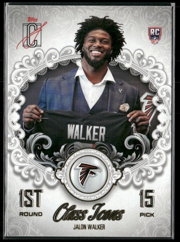 2025 Topps Signature Class #CI-19 Jalon Walker Class Icons