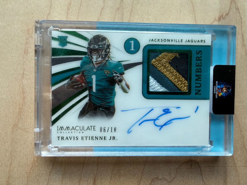 2021 Panini Immaculate Collection – Immaculate Signature Patches Rookie 6/18