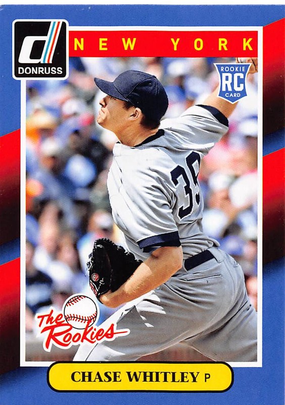 Chase Whitley 2014 Donruss the Rookies Baseball card #81 New York Yankees