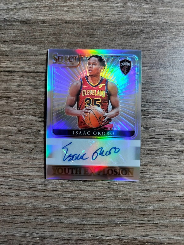 2020-21 Panini Select – Youth Explosion Signatures Isaac Okoro #YES-IOK (AU, RC)