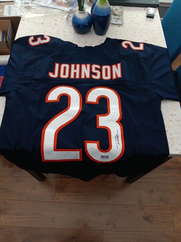 Roschon Johnson Signed Chicago Bears Jersey JSA COA Autographed