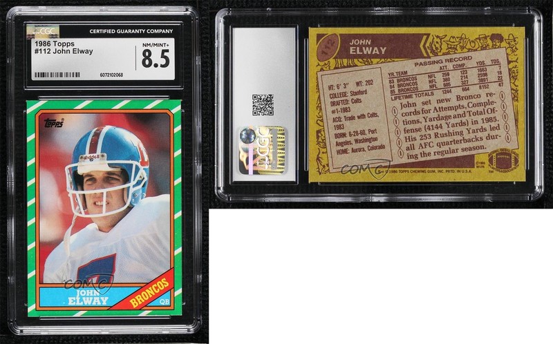 1986 Topps John Elway #112 HOF 1ns9 gallery