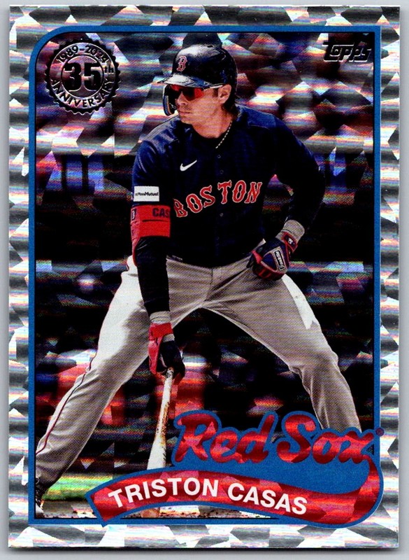 2024 Topps #89B2-20 Triston Casas 1989 Topps 35th Anniversary Foil