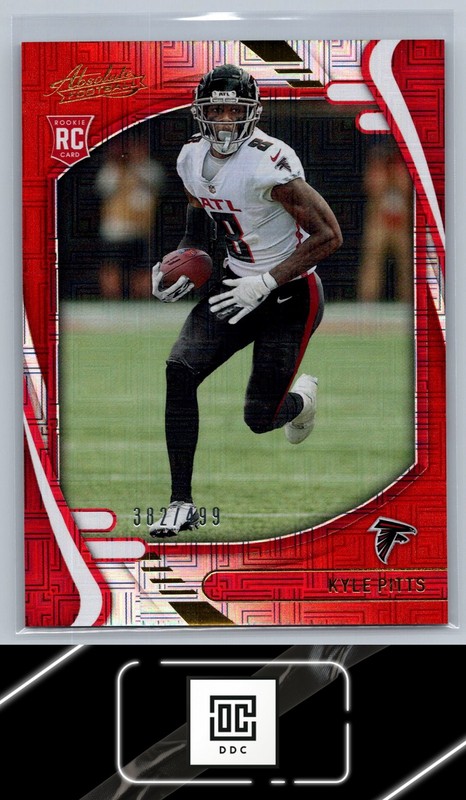 2021 Panini Absolute #104 Kyle Pitts Red Squares #/499