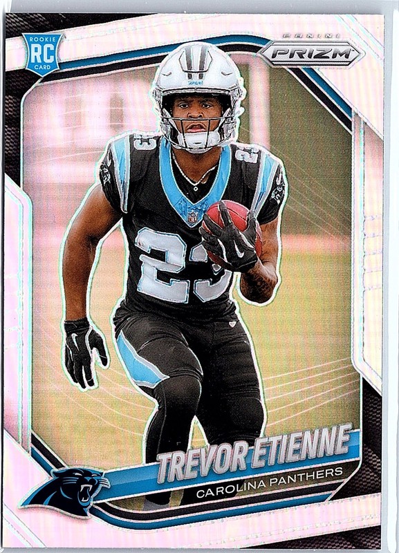 2025 Panini Prizm – Trevor Etienne #345 Silver Carolina Panthers