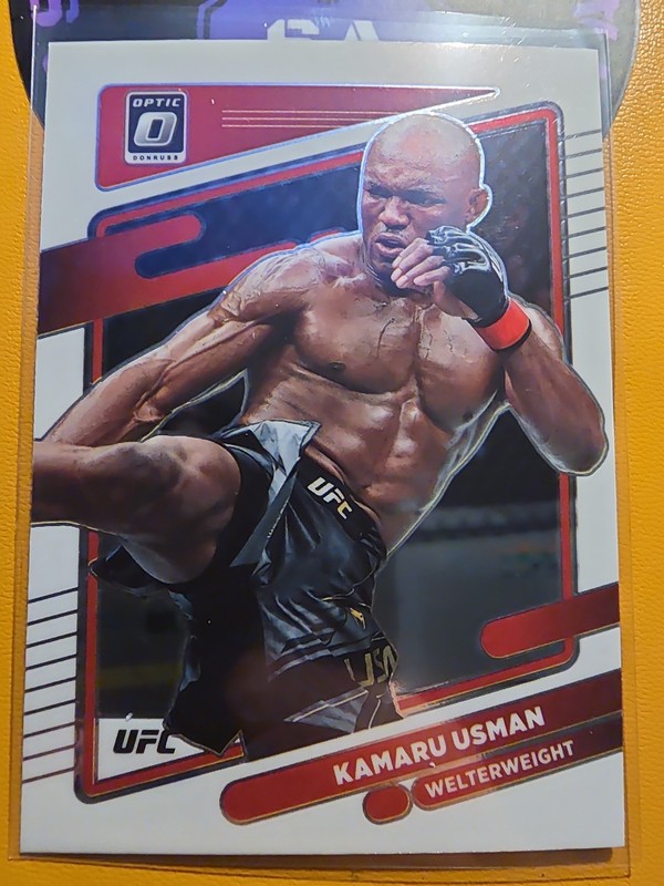 2022 Panini Donruss Optic UFC – Kamaru Usman #42