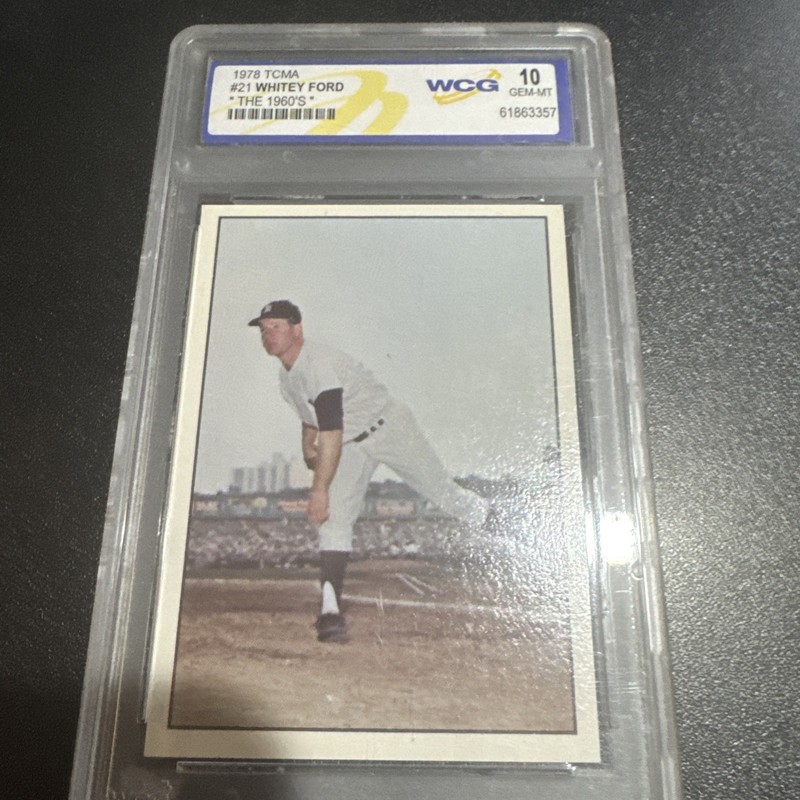 1978 TCMA The 1960’s I – Whitey Ford #1978-0021 Green Back