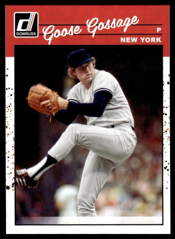 2023 DONRUSS BASEBALL CARD GOOSE GOSSAGE RETRO #286 NEW YORK YANKEES 8229