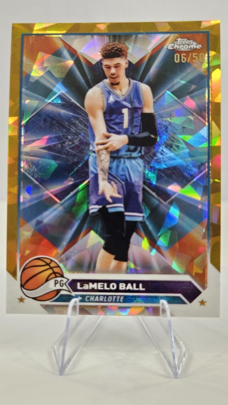 Lamelo Ball 2023 Topps Chrome Sapphire Edition Gold /50《Sharp》Charlotte 🔥